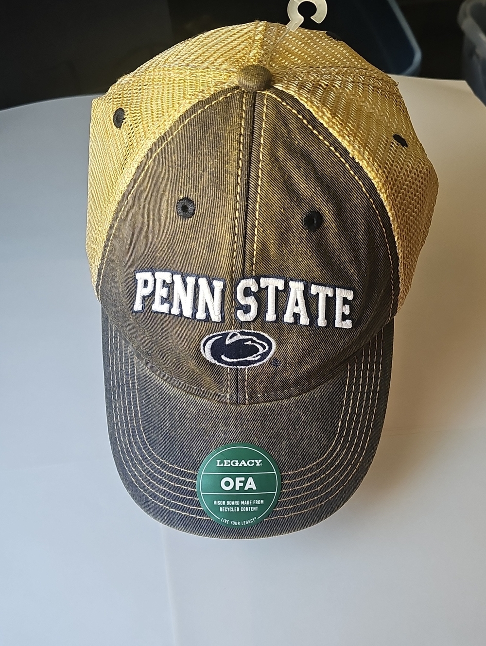 Legacy Penn State Brown and Gold Mesh Trucker Hat